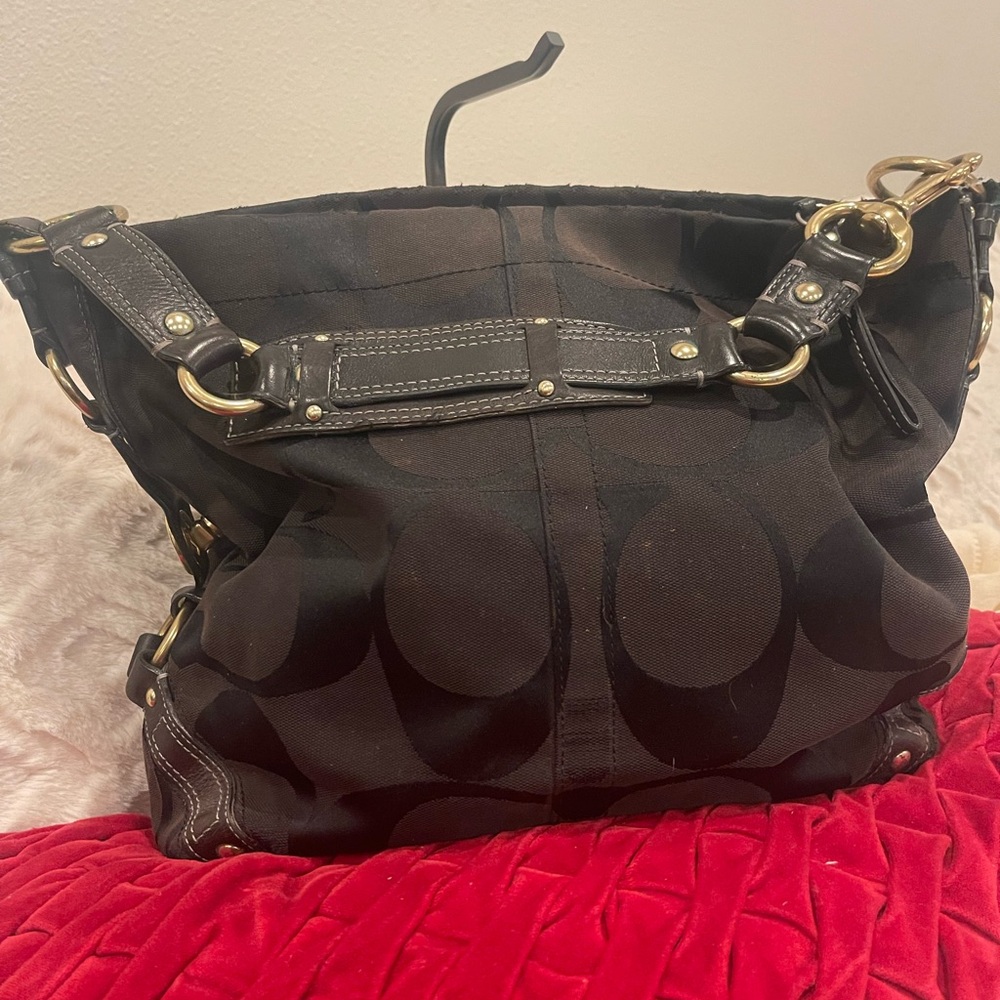 COACH Carly Large - Black Signature